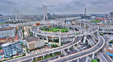 Интересные факты о самых необычных дорогах. Мост Нанпу (Шанхай, Китай)